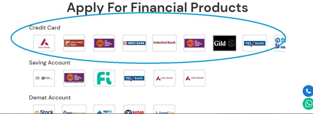 process for apply online credit card